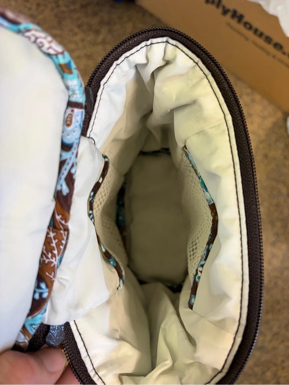 Vera Bradley Java Blue Insulated Bag